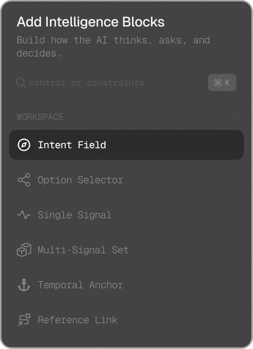 AI Blocks UI
