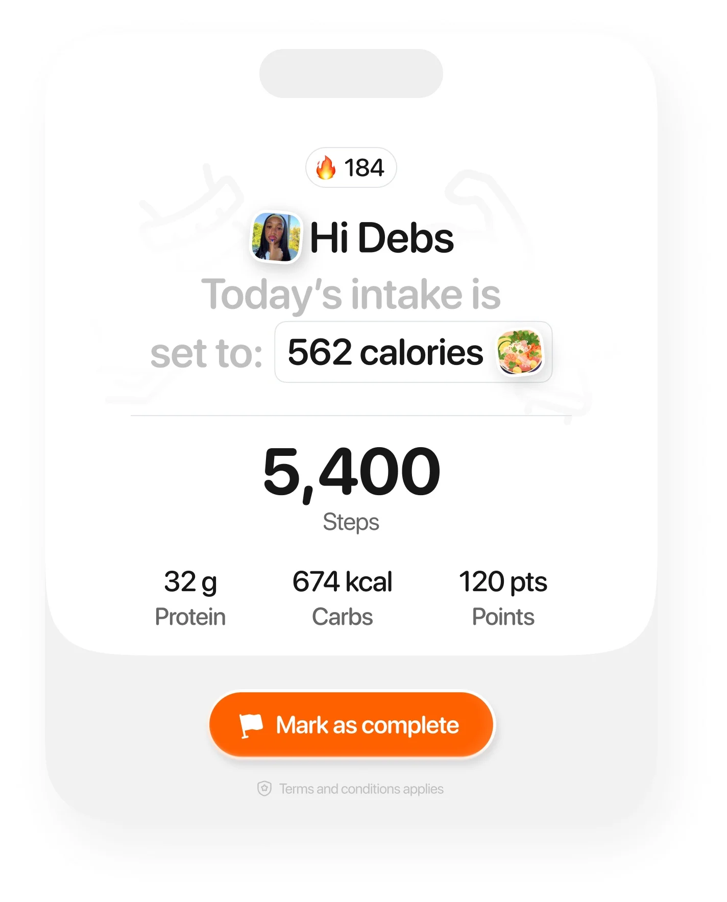 Calories UI